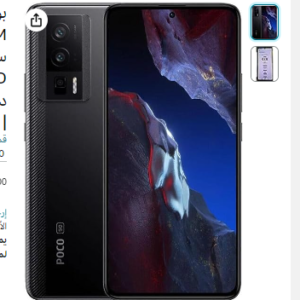 بوكو F5 برو (اسود 12GB RAM، 512GB ROM) - معالج فلاج شيب